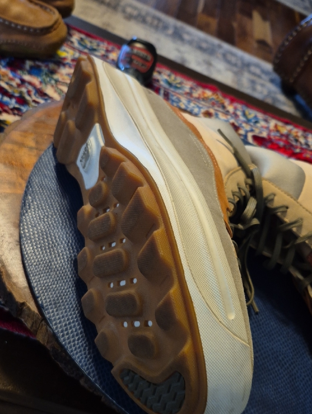 Sorel "Ona"Beige Tan &pink Casual Hiker Sneakers Womens Sz.11.(#2030SH) - Picture 8 of 16